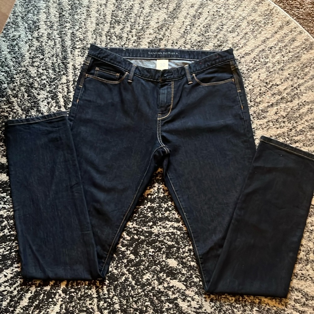 Banana Republic dark blue jeans